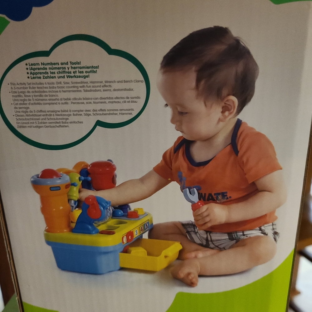 Colorful Kids Toy Workbench. Bought on Amazon $45